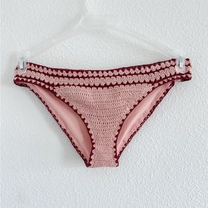NWOT Crochet Bikini Bottoms